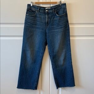 Madewell Perfect Vintage Wide Leg Jean 31, Raw Hem